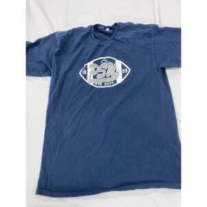 Penn State Mens T-Shirt Navy Blue Size Large Nittany Lions Short Sleeve Football